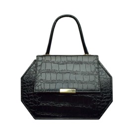 Bolsa Cajita Napa Grabada Negro mod. 23 9062