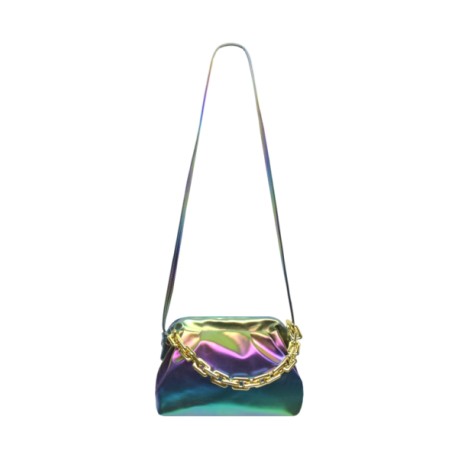 Bolsa  Broche Multicolor Metalica mod. 23 9066