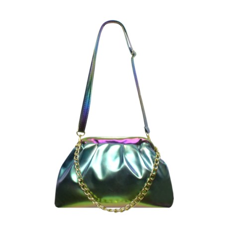 Bolsa Broche Cabra Multicolor Metalica mod. 23 9003