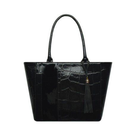 Bolsa Lagarto Negro W012 16 5006