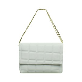 Bolsa Bollon Cuadros Blanco mod. 23 9065