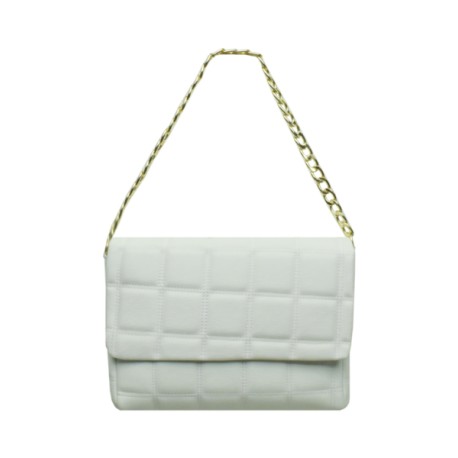 Bolsa Bollon Cuadros Blanco mod. 23 9065