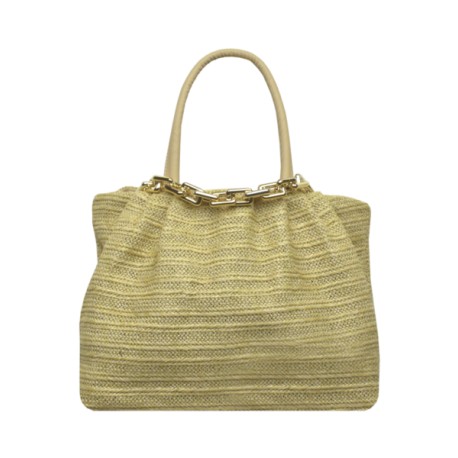 Bolsa Yute Cadena Natural 23 9020