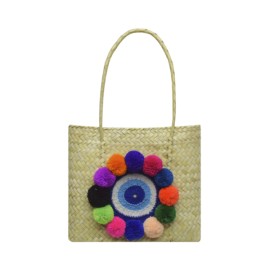 Bolso Petate Ojo Turco Pompom 30 2055